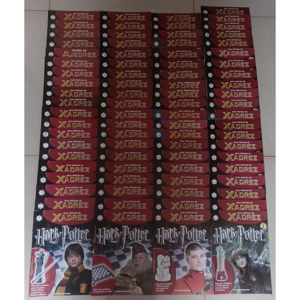 Revista Guia Prático De Xadrez Harry Potter 10 Unidades Q127