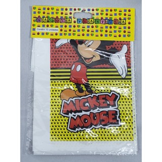 Sacolinha Plástica Mickey c/ 10 unidades