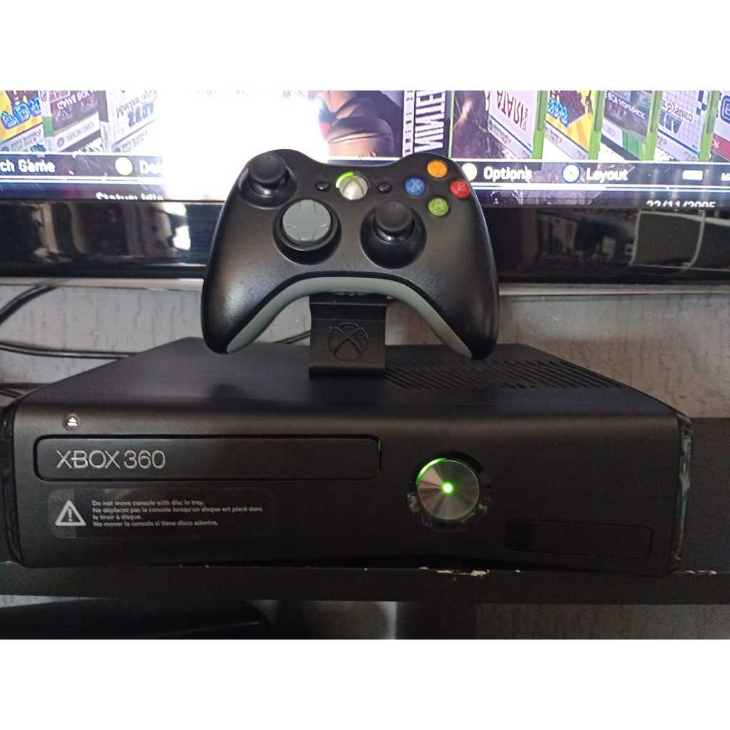 Console Xbox 360 Super Slim 250GB Desbloqueado (SEMINOVO) - Interactive  Gamestore