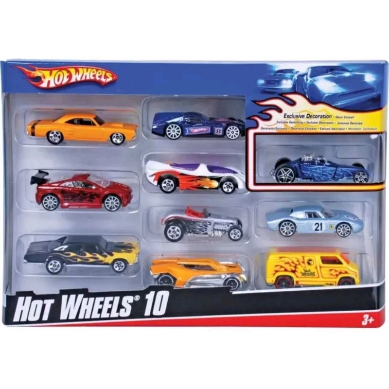 Original Hot Wheels Pacote com 10 Carros Sortidos