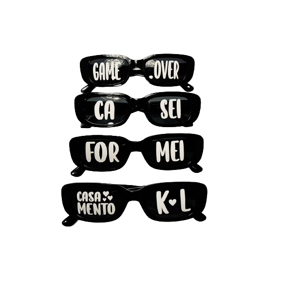 Kit Óculos personalizado para festas casamento formatura balada