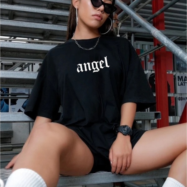 T-shirt Angel Feminina - Tumblr Aesthetic