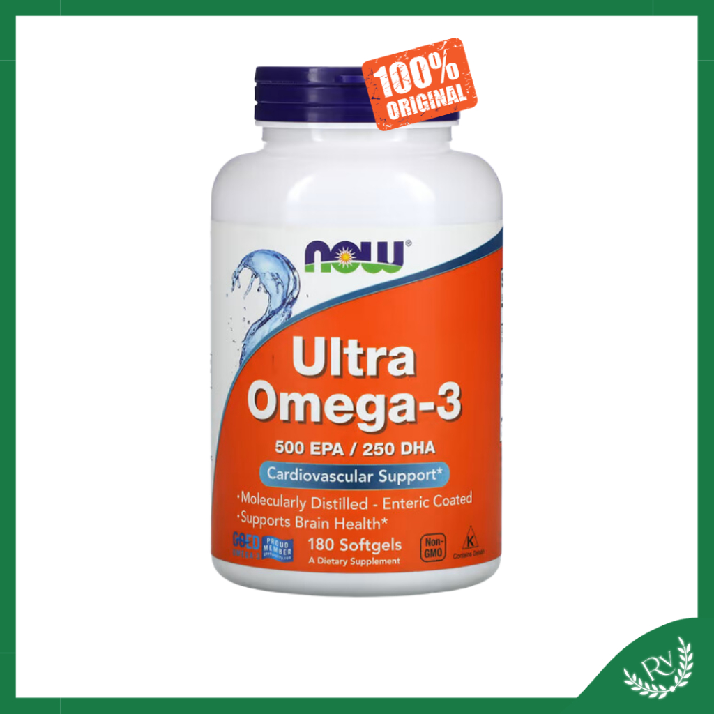 Ultra Omega 3 (180 Cápsulas) - Now Foods