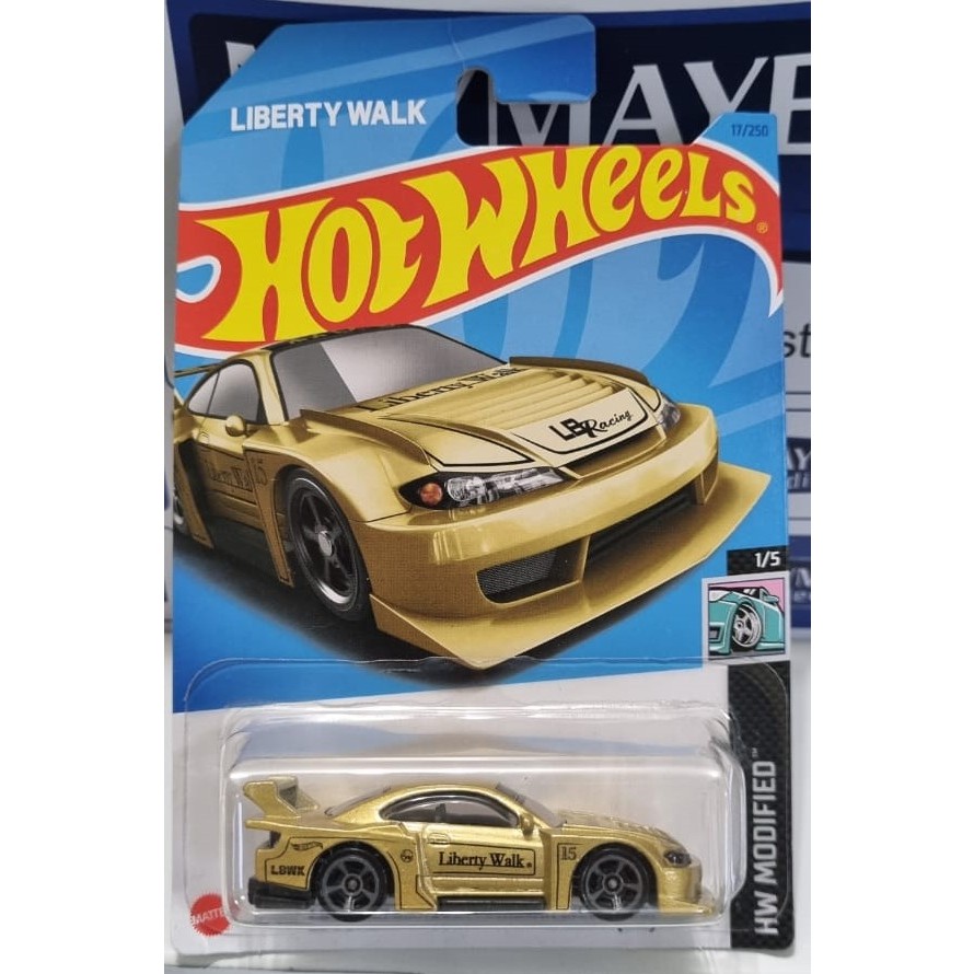 Hot Wheels LB Super Silhouette Nissan Silvia (S15) - Dourado