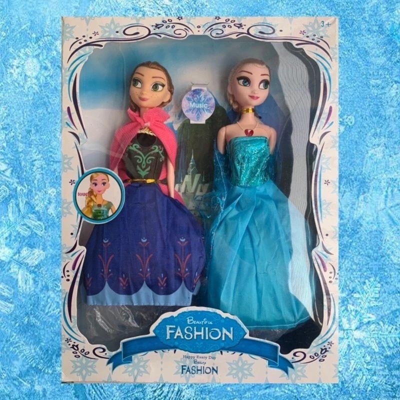 Boneca de pelúcia Frozen, Princesa Elsa, Anna (40/50cm )
