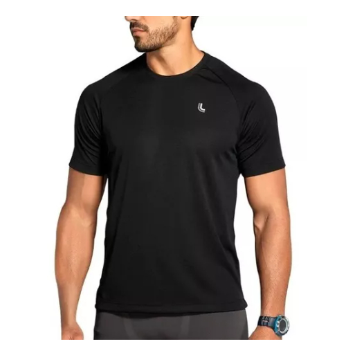 Camiseta Esportiva Masculina Gola Redonda Dry Básica Lupo 75040-001