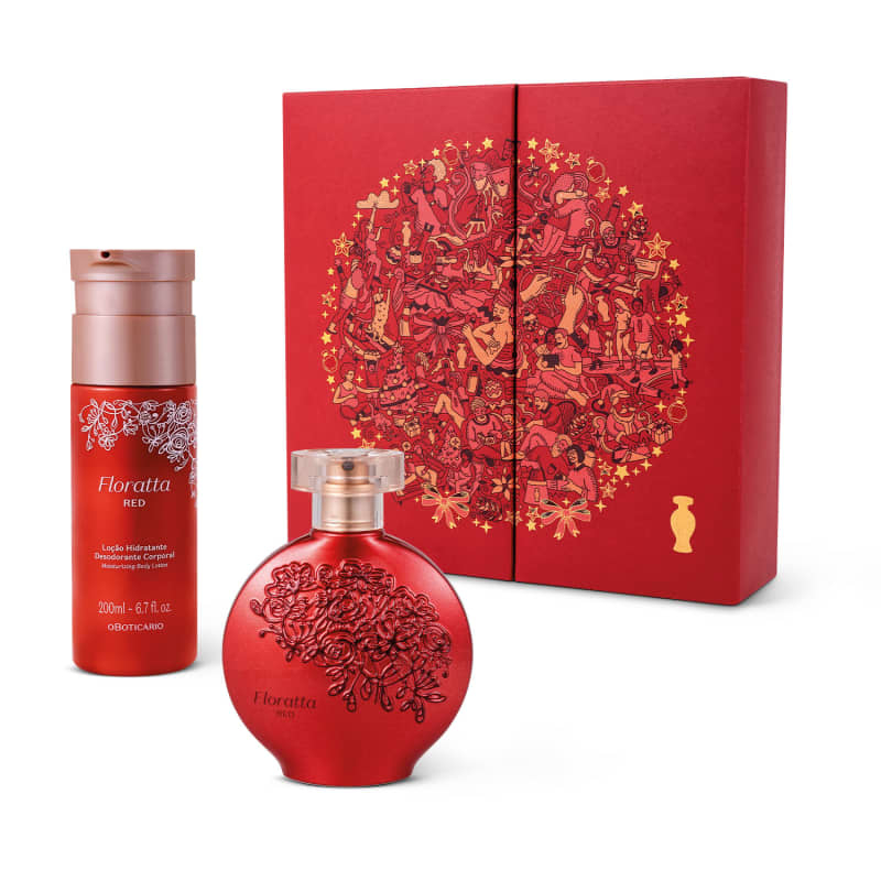 Kit Presente Natal Floratta Red Itens Shopee Brasil