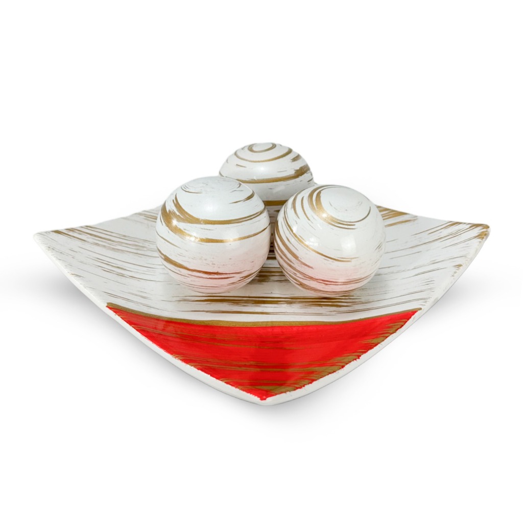 Kit decorativo Sala Centro de Mesa Vaso Decoração