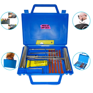 Reparo Metal Com Chaves Maleta E Refis Modelo Macarrao Para Remendo Pneu moto e carro Entrega Rapida em Oferta na Shopee
