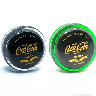 KIT 2 YOYO COCA-COLA PROFISSIONAL 2 UNIDADES IOIO RETRÔ PREMIUM + 6 CORDAS