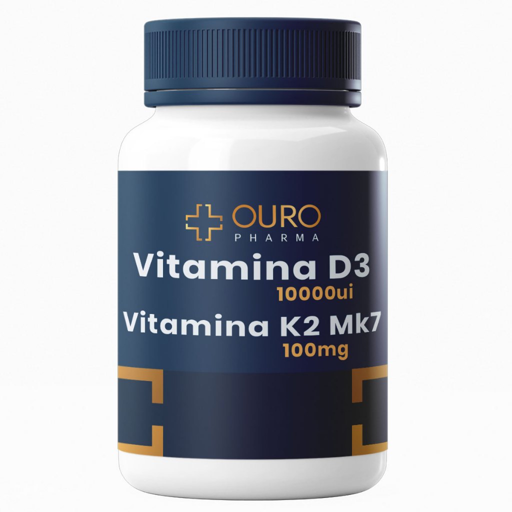 Vitamina D3 10000ui com Vitamina K2 MK7 100mcg Original