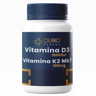 Vitamina D3 10000ui com Vitamina K2 MK7 100mcg Original