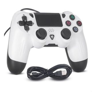 Controle Nintendo Switch Pro Joystick USB Com Fio Video Game Analógico  Vibratório Dualshock PC Computador Notebook