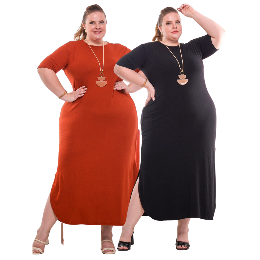 Casual plus size maxi hot sale dresses