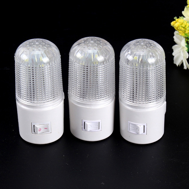 Abajur de Tomada Luz Iluminação 8CM Quartos Banheiro Sala Cozinha Mini Luminária Tomadas Bivolt