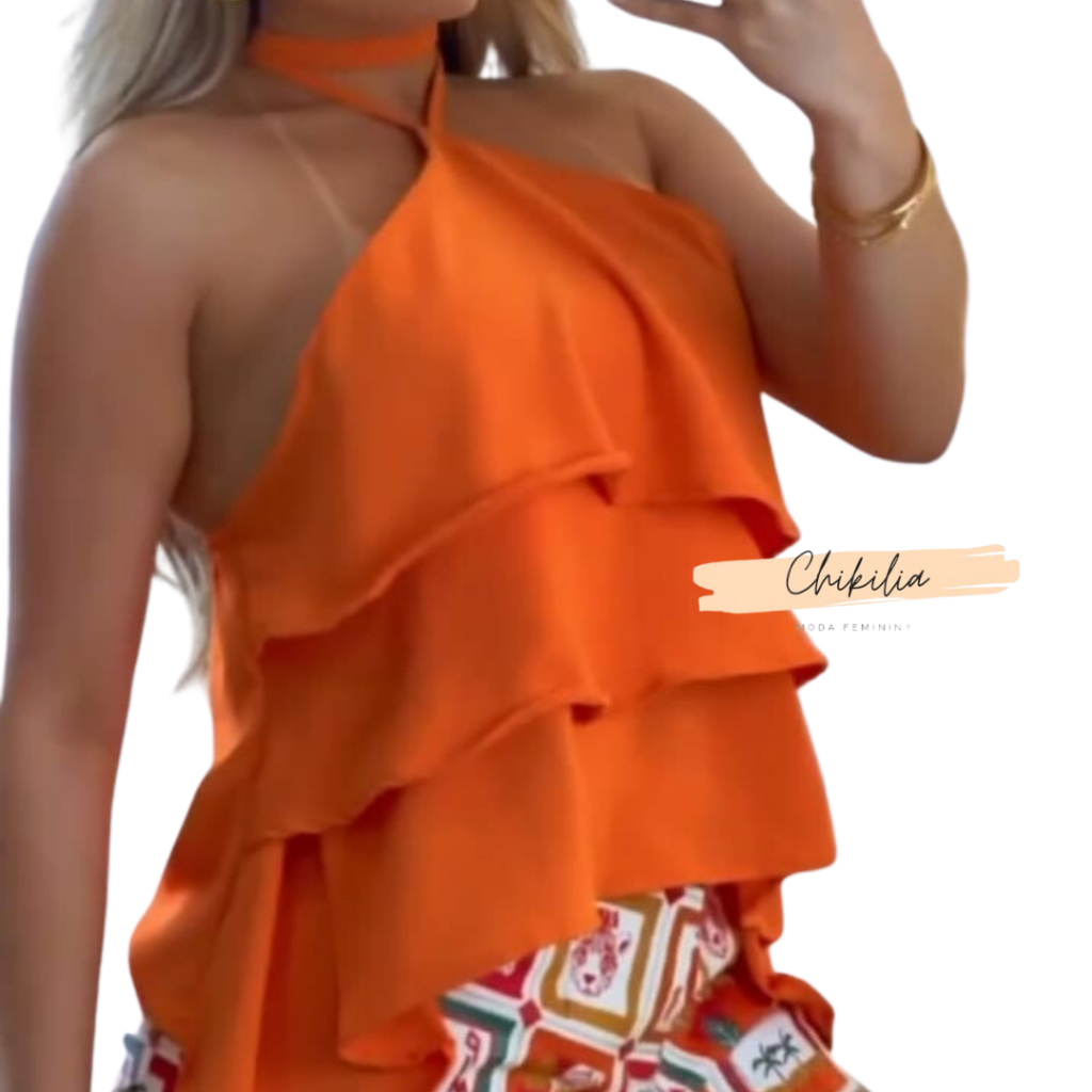 Blusa Feminina Bata Assimétrica Elegante Tomara que Caia Blusinhas  Femininas da Moda Blogueira Verão 2024
