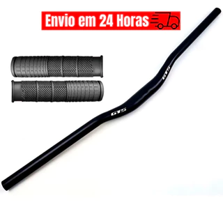 Guidão De Bicicleta Curvo GTS em Aço 700mm x 31.8mm Bike Par de Manoplas