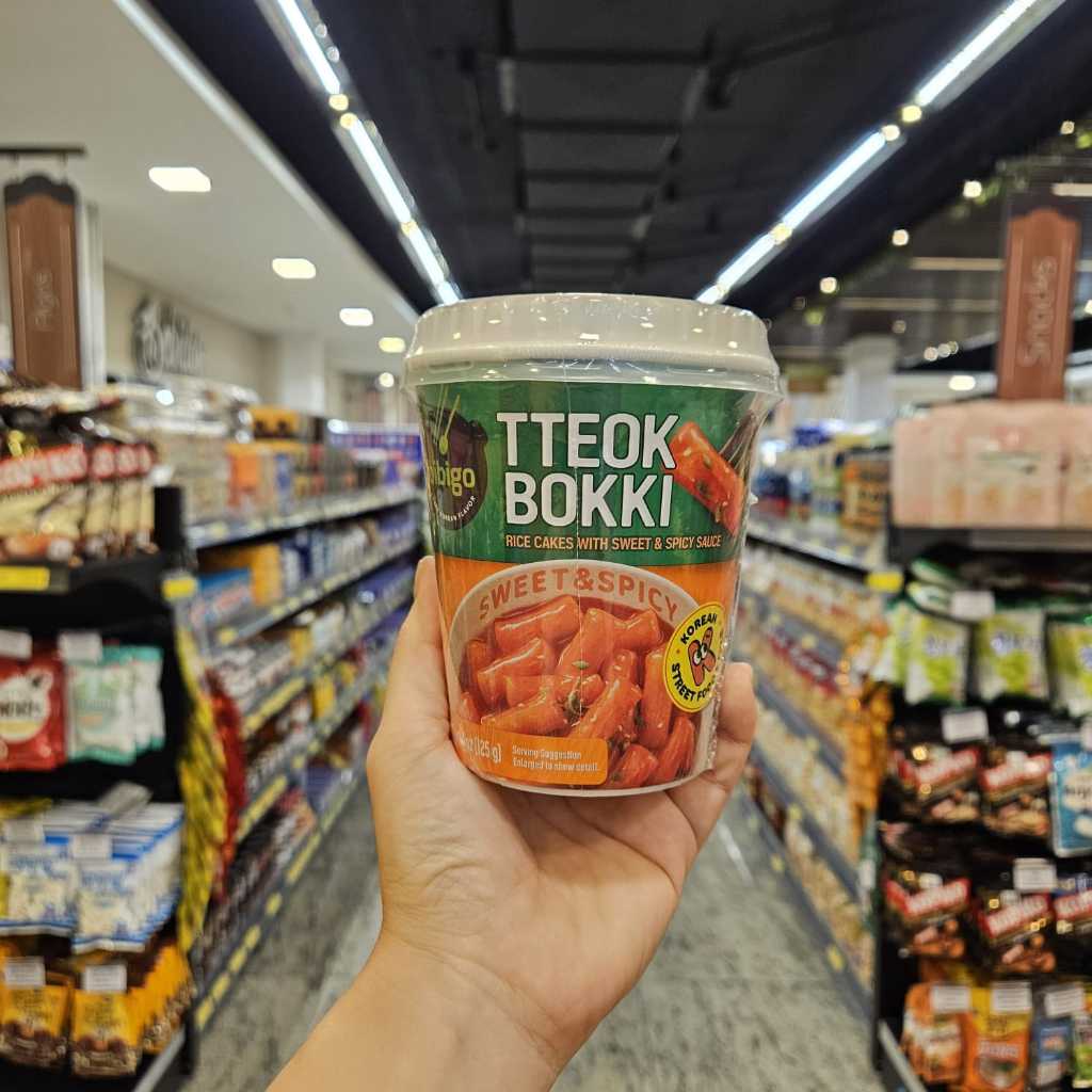 Massa de Arroz Sticks Instantâneo CJ Tteokbokki Sabor Sweet & Spicy 125g - Copo