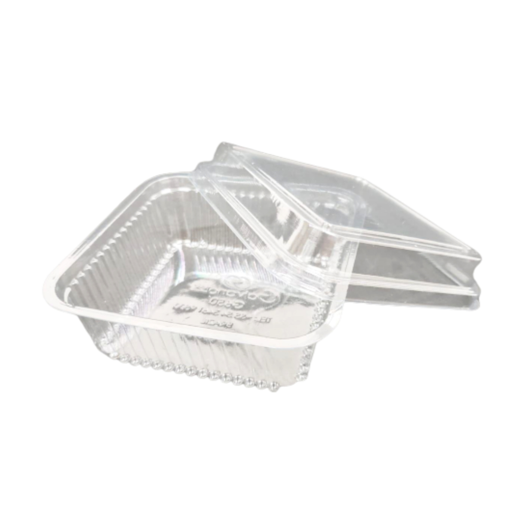 Embalagem Quadrada Transparente Para Brigadeiro E doces C/300 Und. Ref G-650 P-650 S-650