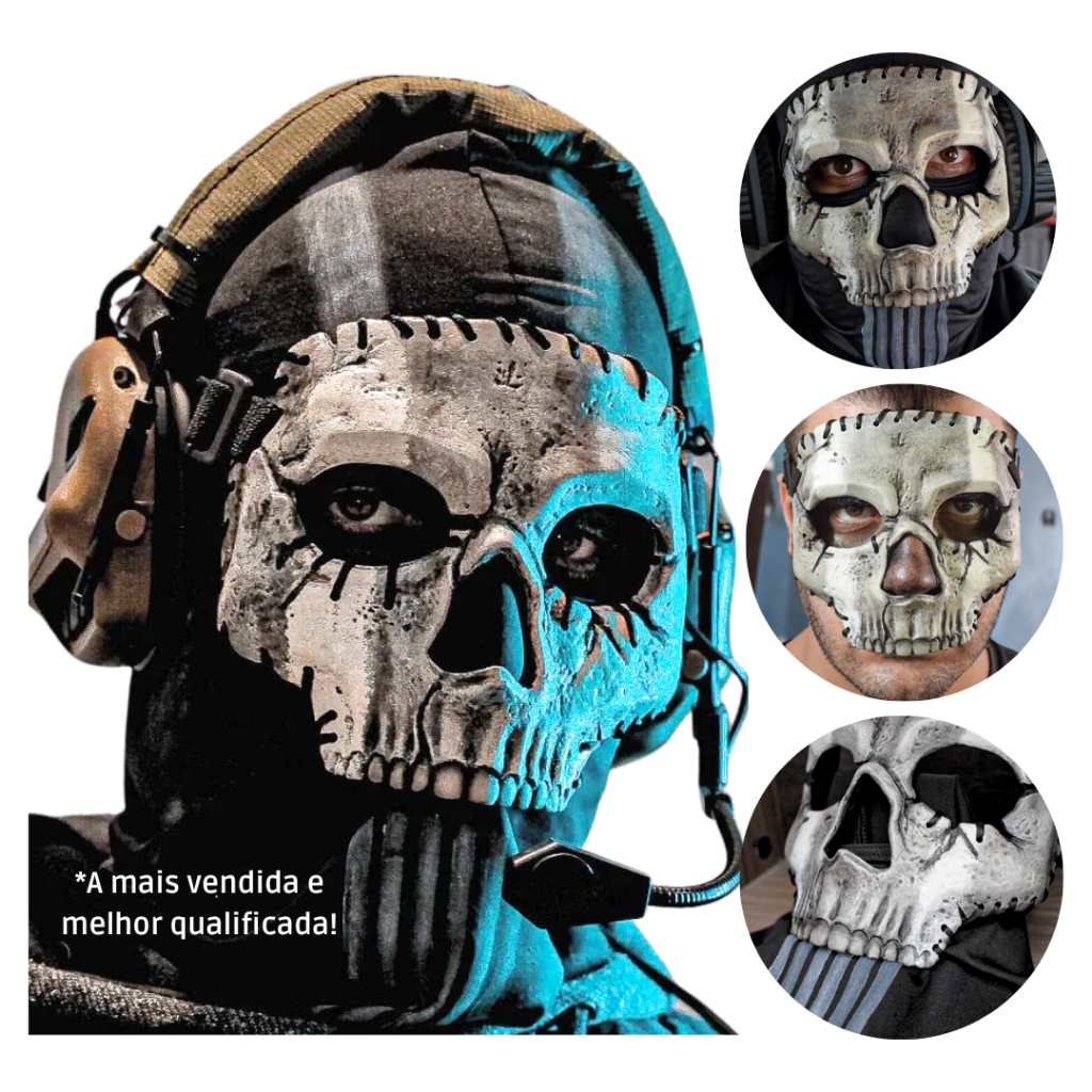 GHOST CONDEMNED SIMON RILEY MASK - COD - MW2 - WARZONE 3D model 3D