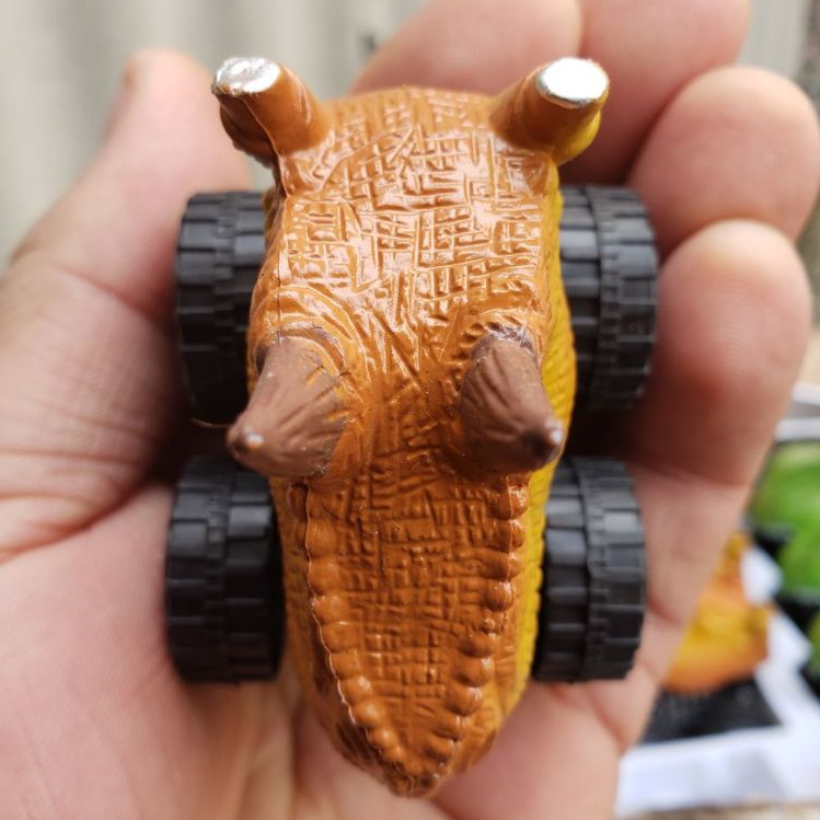 5 Pcs Carro de dinossauro dos desenhos animados - Manto de inércia  deslizante de simulação de brinquedo de carro - Puxe para trás carros de  brinquedo jogos de dinossauros presente de Genérica 