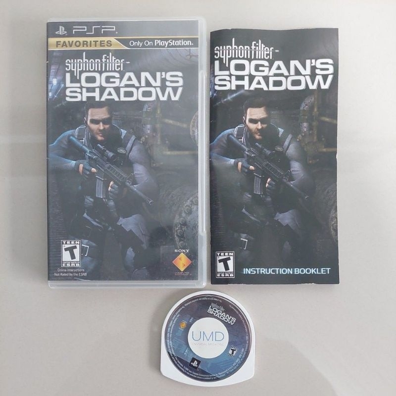 Jogo Mídia Física Syphon Filter Logan's Shadow Original Psp na Americanas  Empresas