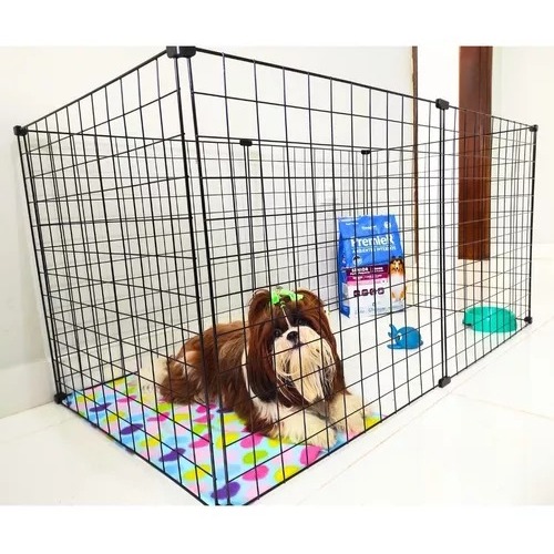CERCADINHO PET DE TELA ARAMADA PARA ANIMAIS DE ESTIMAÇÃO