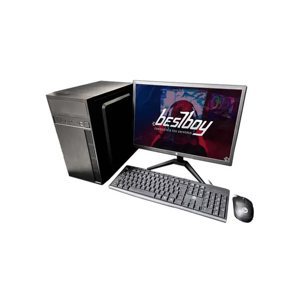 Computador Pc Cpu Completo Intel Core I3 4gb Ssd 240 Gb Hd 500 Gb Monitor 19" Windows 10 - BEST BOY