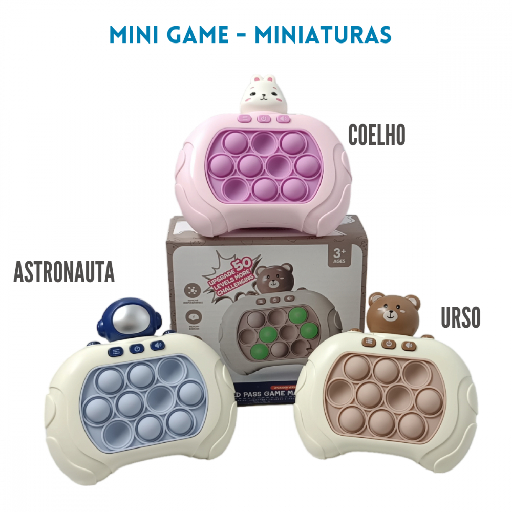 Brinquedo Infantil Game Portátil Top Cores Desenho Game TK9999