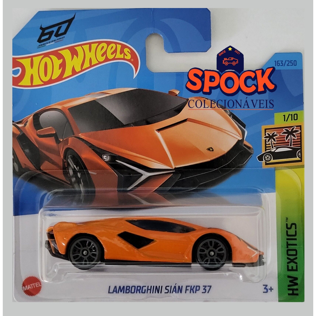 Hot Wheels 202 - Lamborghini Sian FKP 37 | Shopee Brasil