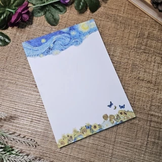 Bloco de notas bloco de anotações bloquinho de anotações van gogh