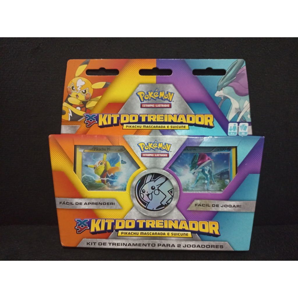 Kit do Treinador – Pikachu Mascarada e Saicune - Flow Games