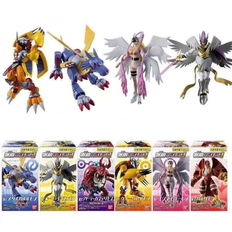 CAOF Bandai Digimon Action Figure Com Caixa Wargreymon Omegamon Zudomon Lillymon Metalgarurumon - Custom Arts