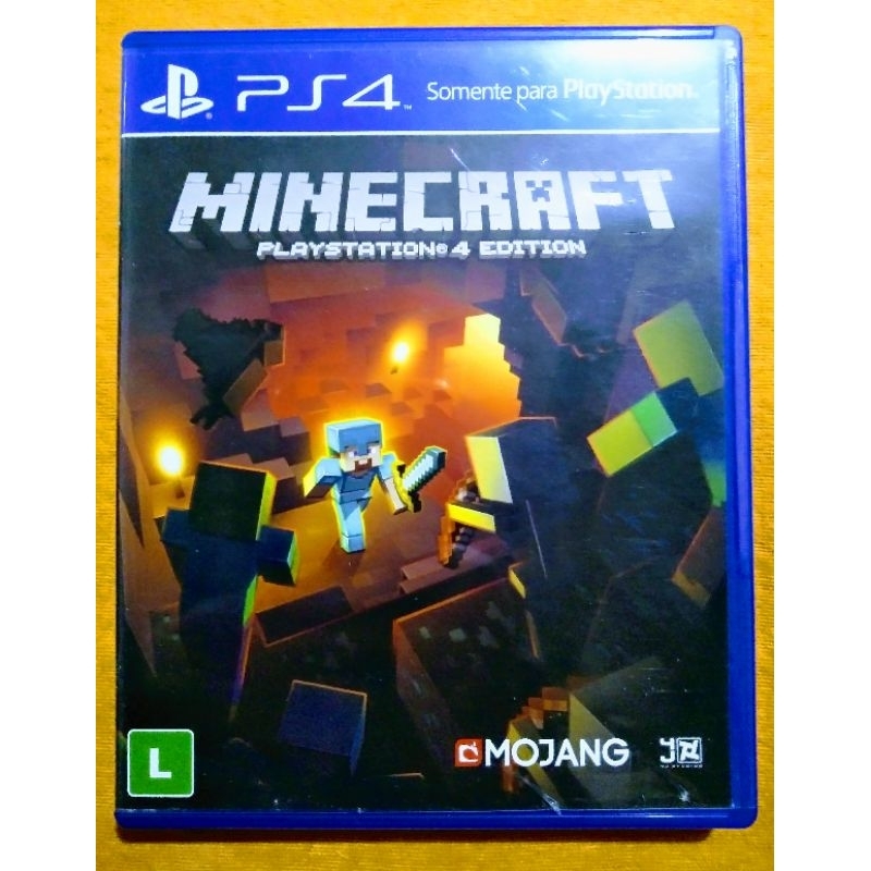 Jogo Minecraft Standard Ps4 Mídia Física Lacrado Mojang