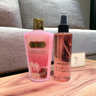 Kit Victoria Secret Body Splash+ HidratanteTam G+ Necessaire