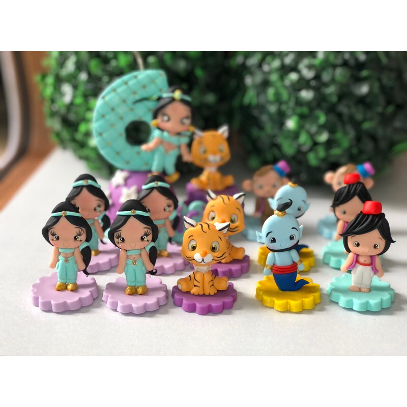 Bolinha Sabão Princesa Jasmine Alladin Disney 12u Jogo Tampa