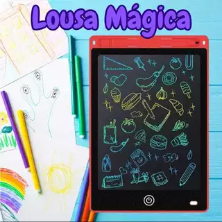 Lousa Mágica Tela Lcd Tablet Infantil De Escrever E Desenhar 8.5/10/12 Polegadas