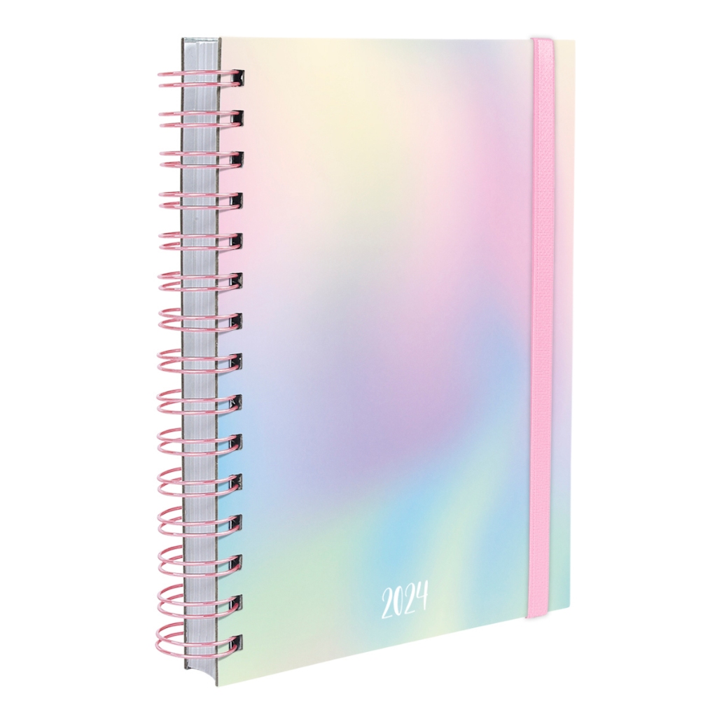 Agenda Plus 2024 Capa Dura Colors | Shopee Brasil
