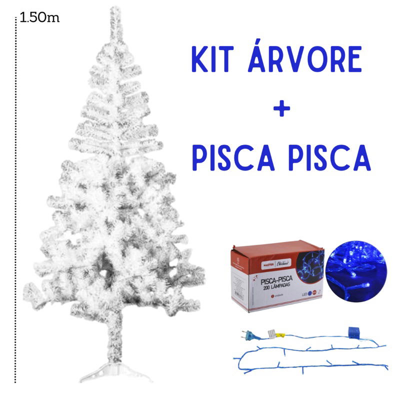 Arvore De Natal Fibra 45cm Pisca Pisca Led Rgb Ponta Estrela