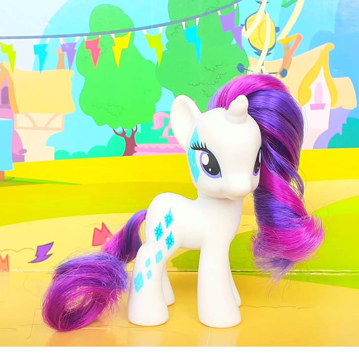My little pony - Rarity - cutie marks -8cm - Original Hasbro | Shopee ...