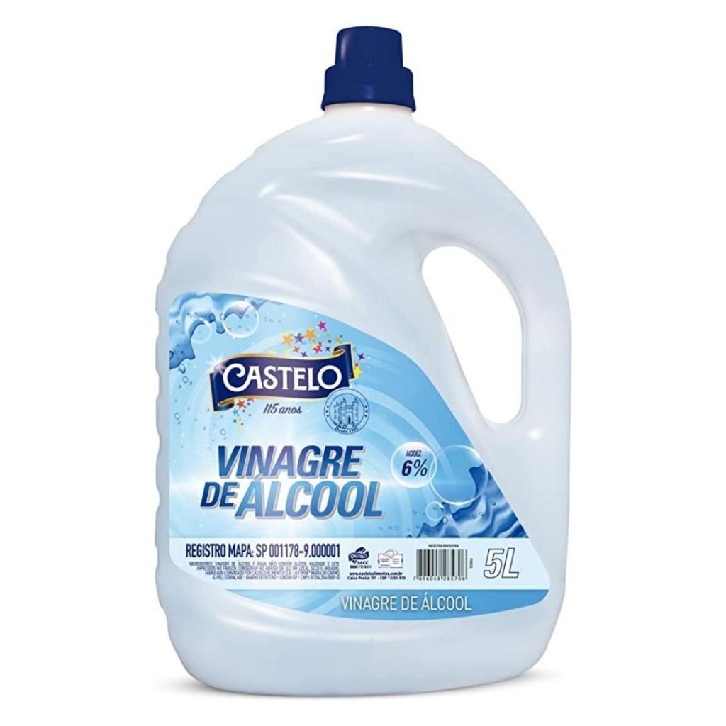 Vinagre Alc. Castelo 6% Concentrado Galão 5 Litros Original