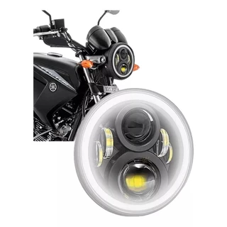 Farol Led Angel Eyes 60w 7 Yamaha Ybr Factor 125 Fazer 250