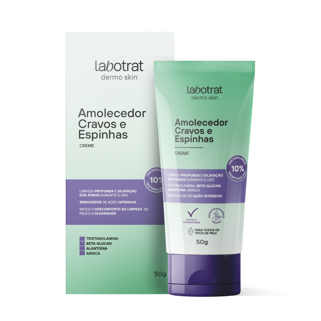 Creme Amolecedor de Cravos e Espinhas Labotrat Dermo Skin 50g | Shopee ...