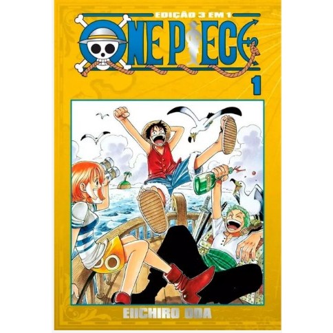 One Piece 3 em 1 - Vol. 1 a 15 - Panini - Lacrado