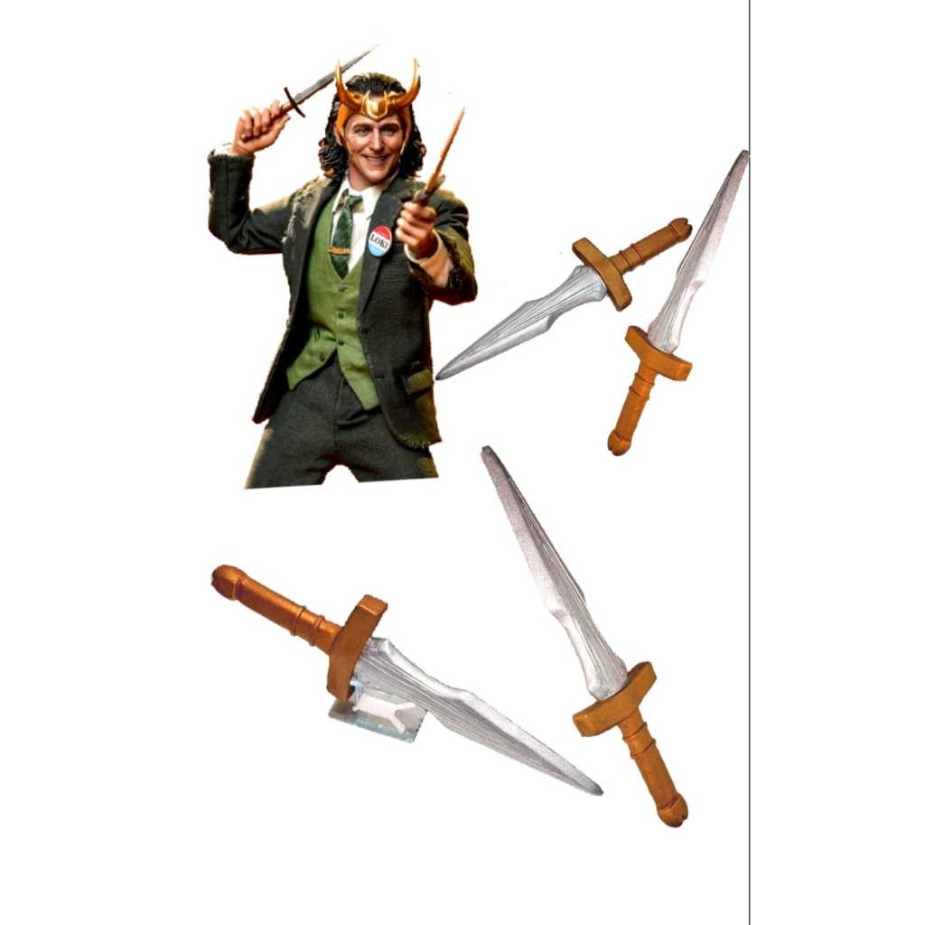 Kit Para Cosplay Adagas Loki