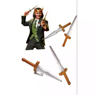Kit Para Cosplay Adagas Loki