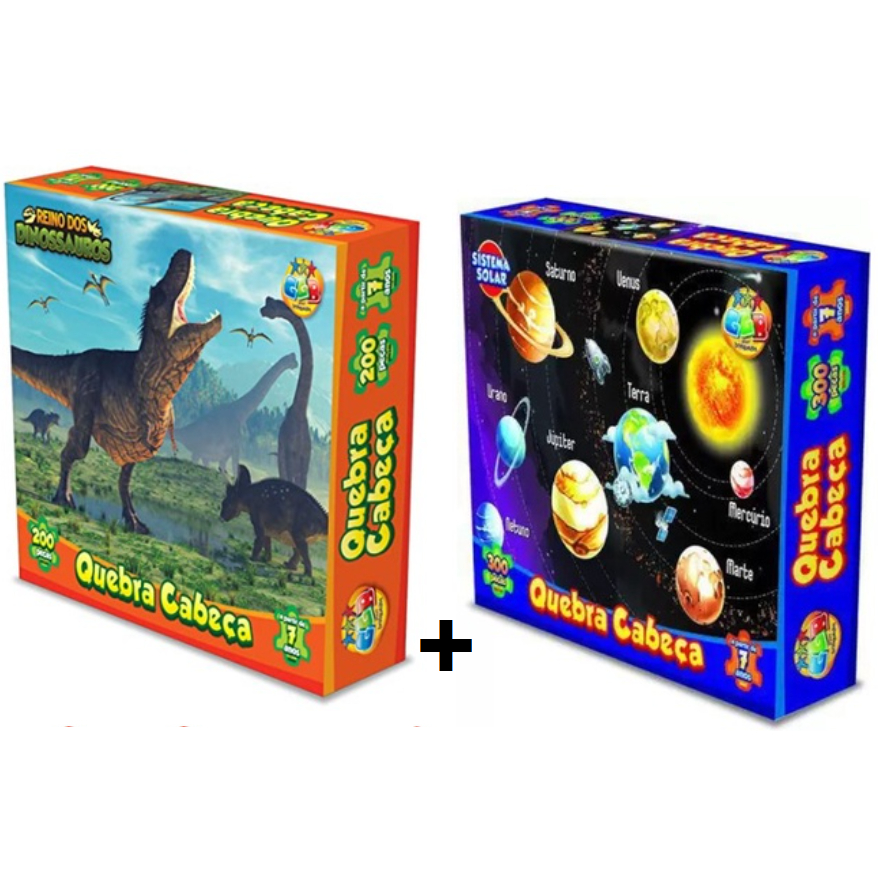 Quebra-Cabeça - Dinossauros - 100 Peças - Grow - STEM Toys - Brinquedos  Educativos e STEAM