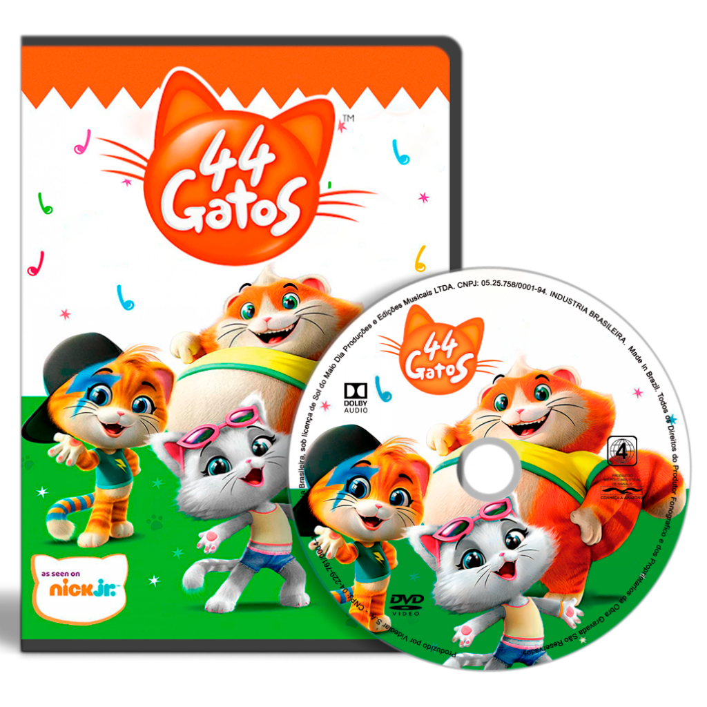 DVD - 44 Gatos | Shopee Brasil