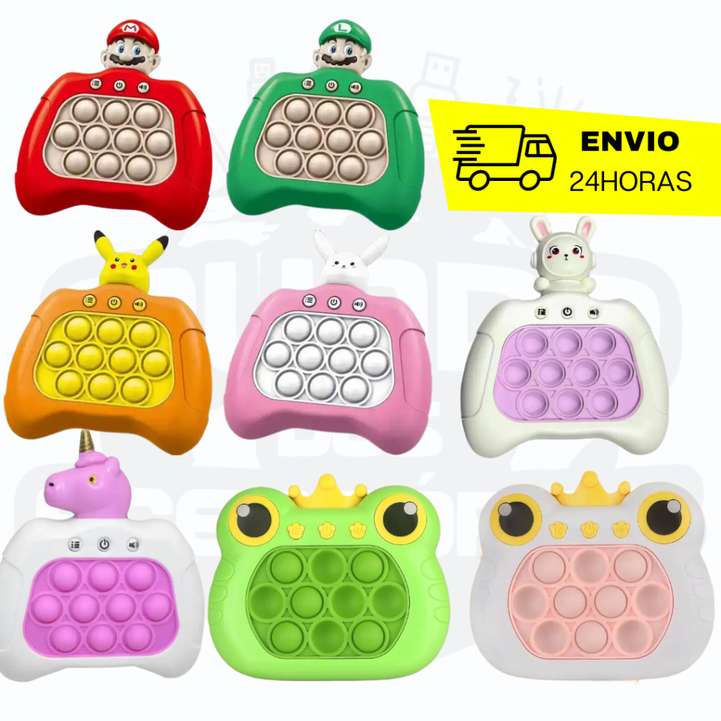 Brinquedo Pop It Eletrônico Anti Stress Quick Push