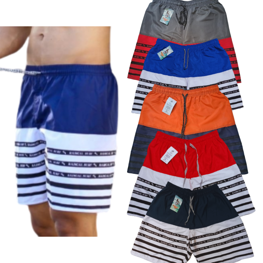 Kit 3 Bermuda Masculino Tactel short Com Elastico Promoção De Fábrica P M G GG EXG Listrada 1